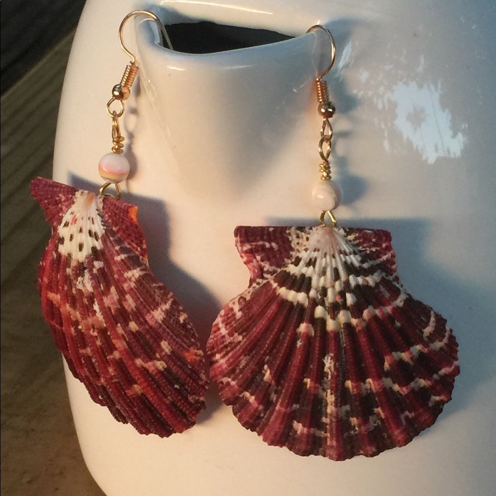 Seashell Drop Earrings